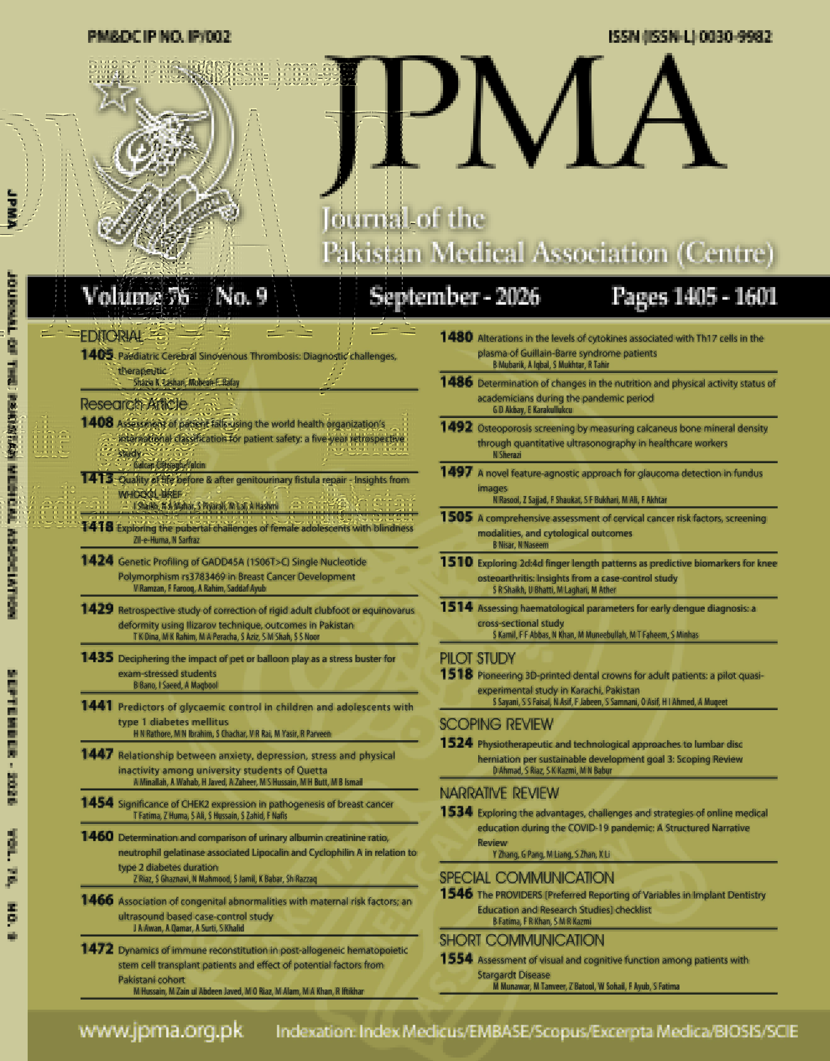 					View Vol. 76 No. 09 (2026): September
				